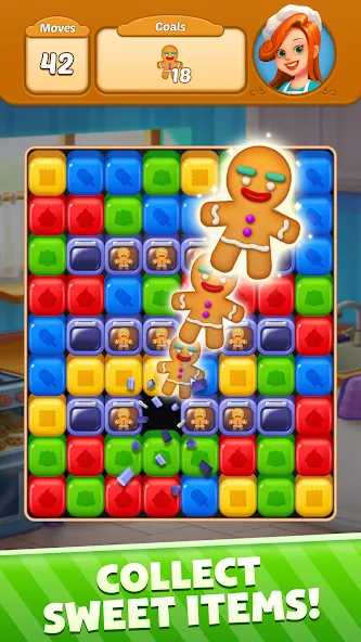 Sweet Cube Blast (Свит Кьюб Бласт)  [МОД Меню] Screenshot 5