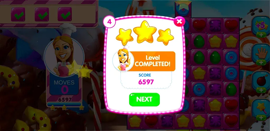 Jelly Kingdom Crush - Match 3  [МОД Много монет] Screenshot 4