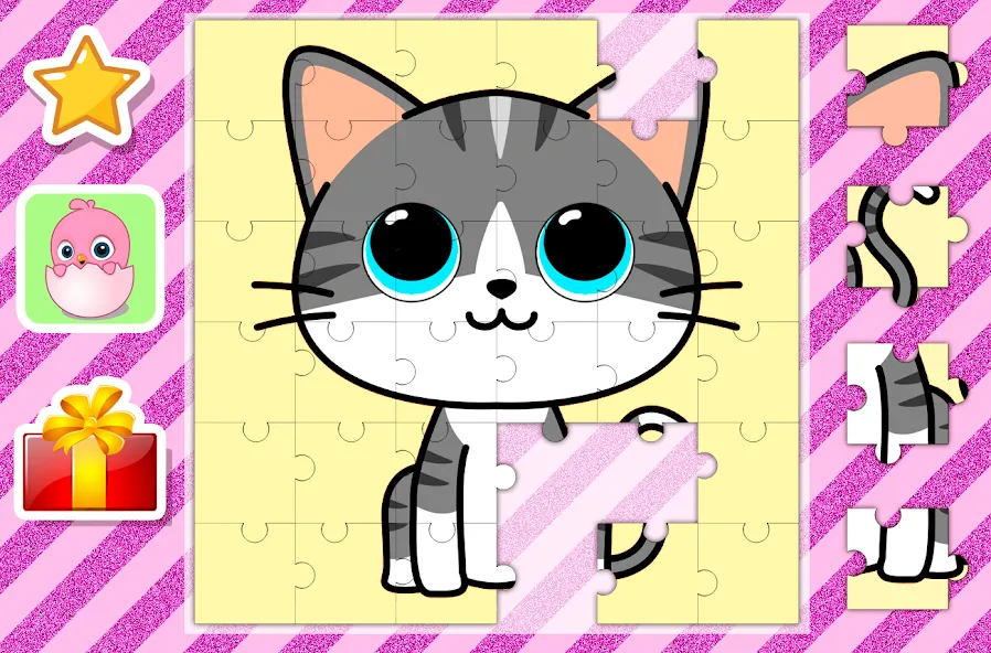 Kids Games for Girls. Puzzles  [МОД Много монет] Screenshot 1