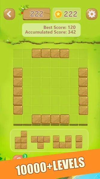 Puzzle Green Blocks (Пазл Зеленые Блоки)  [МОД Menu] Screenshot 2