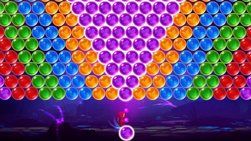 Bubble Shooter Magic Forest (Бабл шутер Магик Форест)  [МОД Бесконечные монеты] Screenshot 2