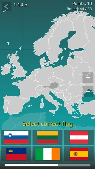 World Map Quiz  [МОД Бесконечные монеты] Screenshot 3