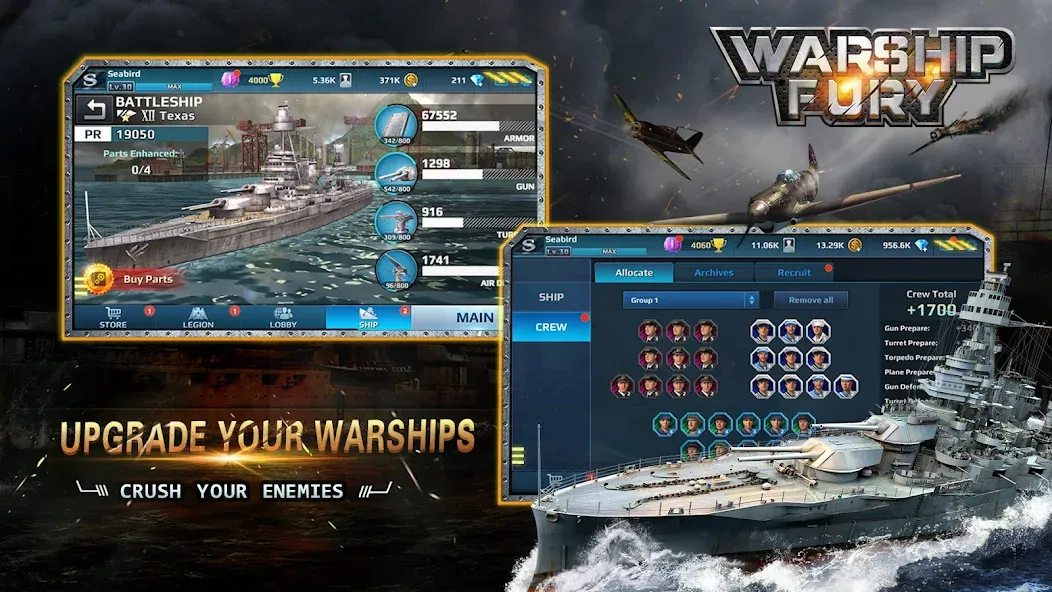 Warship Fury  [МОД Unlimited Money] Screenshot 4