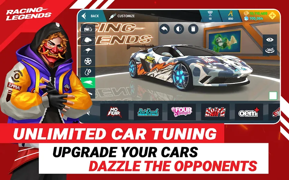 Racing Legends Funzy (Расинг Легендс Фанзи)  [МОД Много монет] Screenshot 3