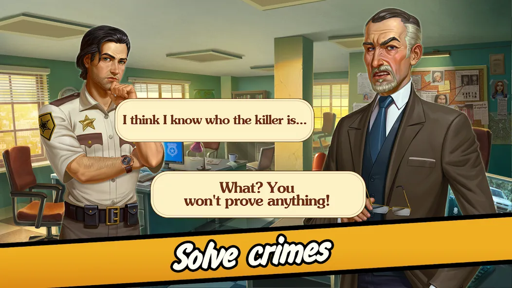 Solitaire Crime Stories  [МОД Много денег] Screenshot 4