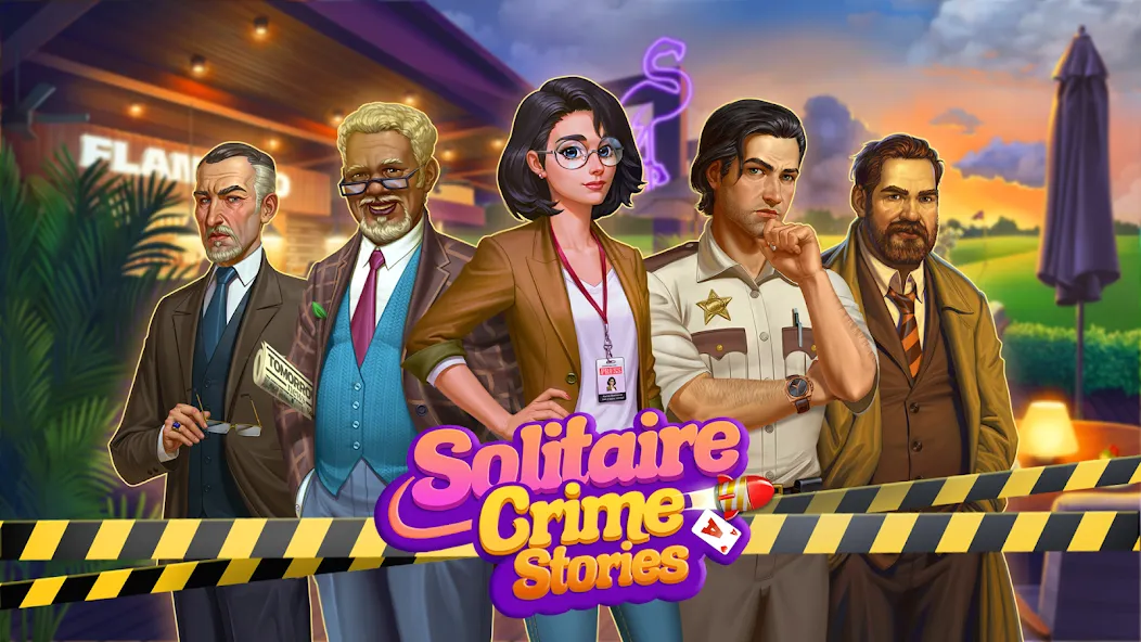 Solitaire Crime Stories  [МОД Много денег] Screenshot 5