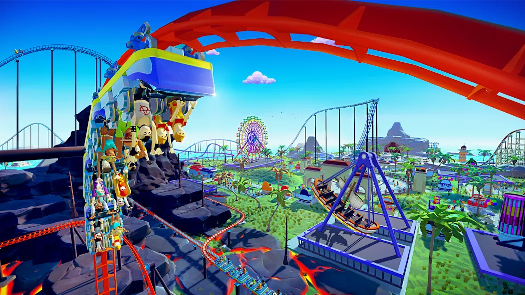 Real Coaster: Idle Game (Реал Коастер)  [МОД Меню] Screenshot 1