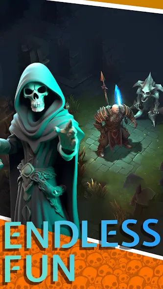 Necromancer Hero: Skeletons 3D (Некромантгерой)  [МОД Menu] Screenshot 2