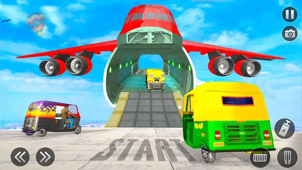 Tuk Tuk Auto Rickshaw Games 3D (Тук Тук Автомобильные рикши игры 3D)  [МОД Menu] Screenshot 3