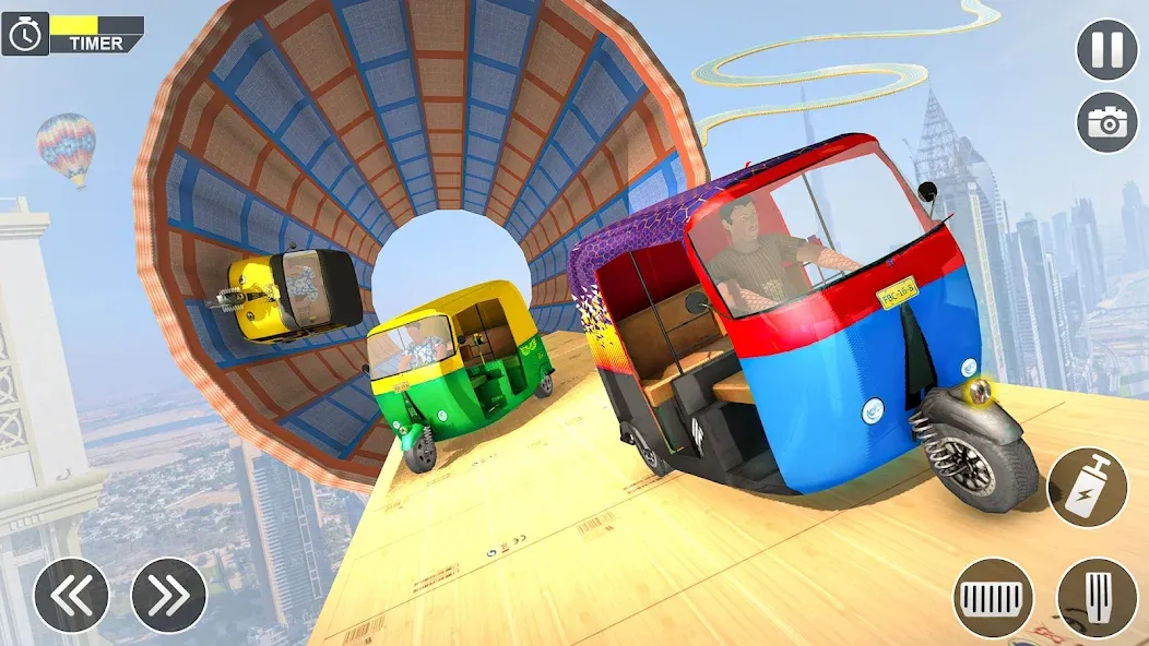 Tuk Tuk Auto Rickshaw Games 3D (Тук Тук Автомобильные рикши игры 3D)  [МОД Menu] Screenshot 4