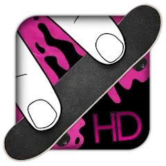 Взлом Fingerboard HD Skateboarding (Фингерборд ХД скейтбординг)  [МОД Много монет] - полная версия apk на Андроид