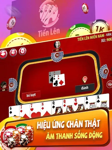 Tiến Lên Miền Nam - Tien Len  [МОД Mega Pack] Screenshot 4