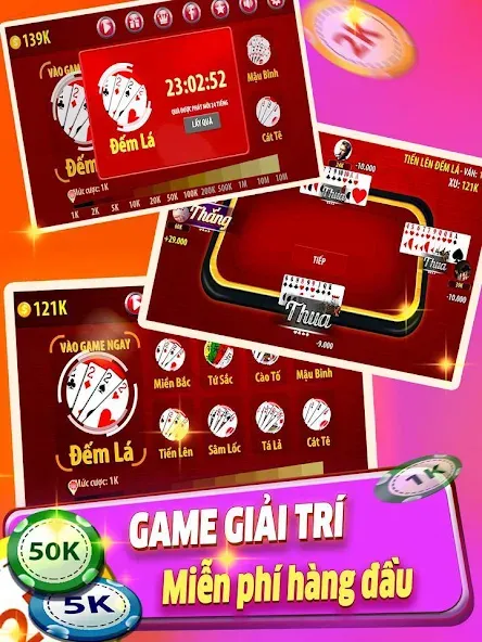 Tiến Lên Đếm Lá - Tien Len  [МОД Unlocked] Screenshot 2