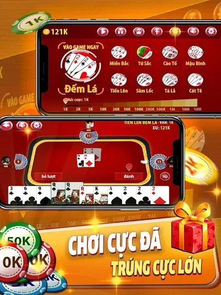 Tiến Lên Đếm Lá - Tien Len  [МОД Unlocked] Screenshot 5