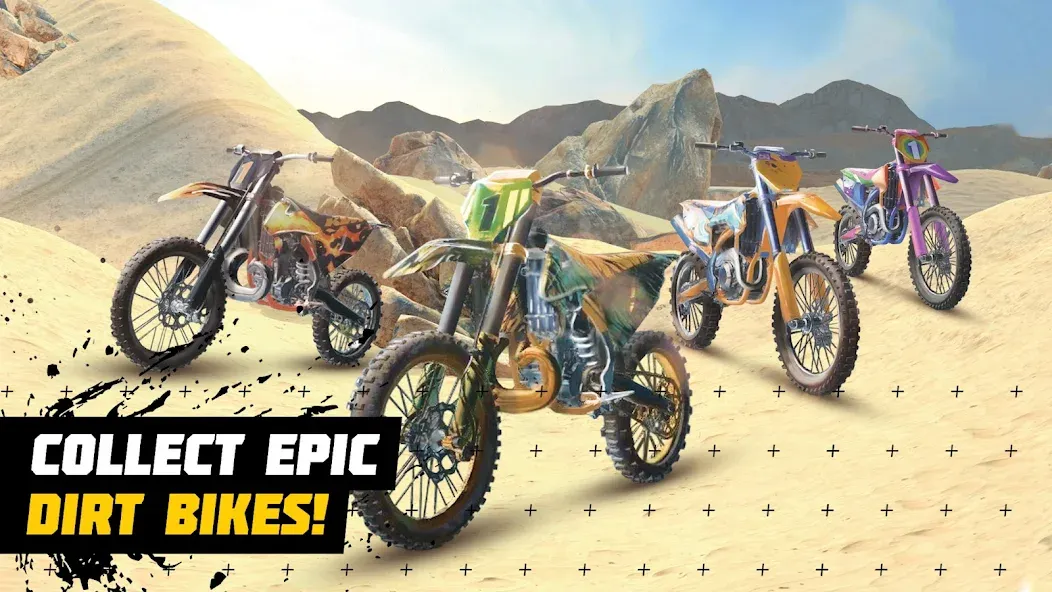 Dirt Bike Unchained: MX Racing (Дерт Байк Анчейнд)  [МОД Меню] Screenshot 1