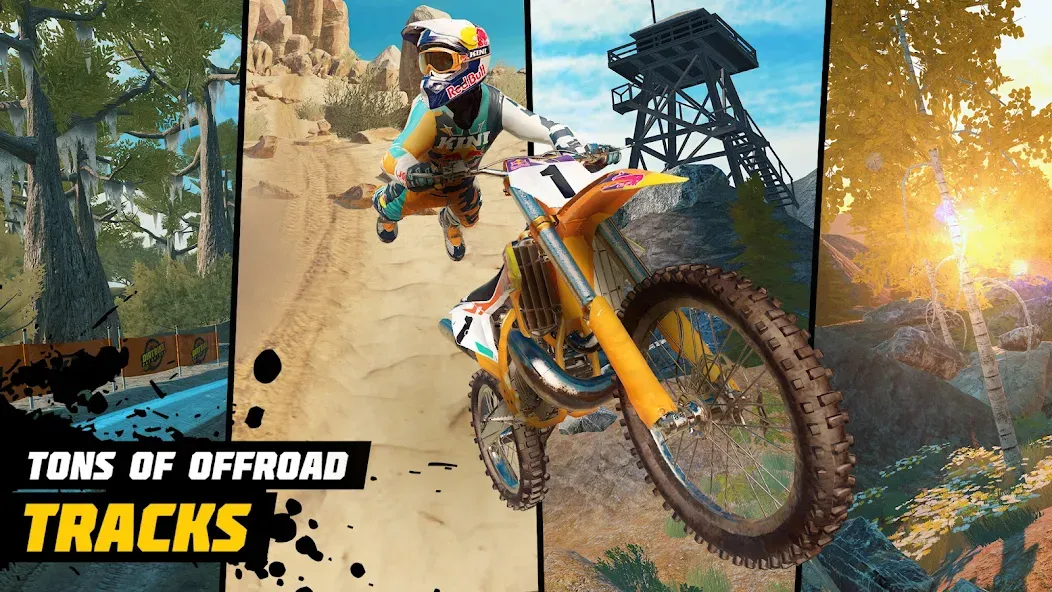 Dirt Bike Unchained: MX Racing (Дерт Байк Анчейнд)  [МОД Меню] Screenshot 2