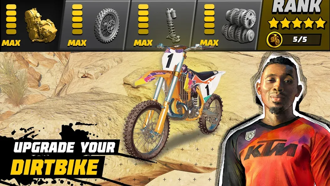 Dirt Bike Unchained: MX Racing (Дерт Байк Анчейнд)  [МОД Меню] Screenshot 3