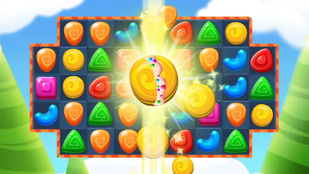 Cookie Jelly Match (Куки Джелли Матч)  [МОД Бесконечные монеты] Screenshot 2