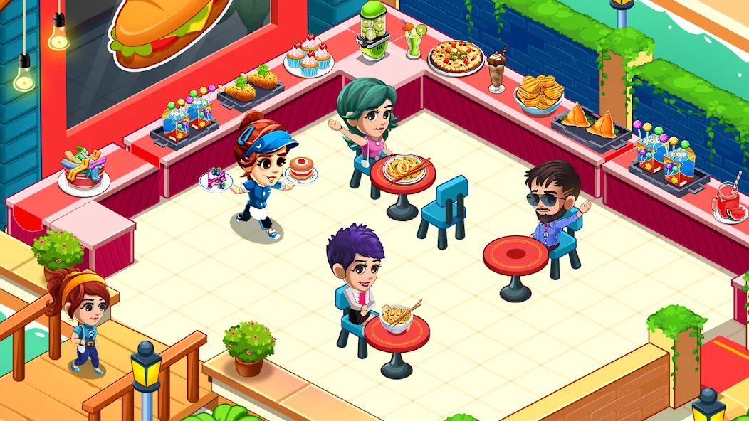 Cooking Restaurant Kitchen (Кукинг Ресторан Китчен)  [МОД Много монет] Screenshot 2