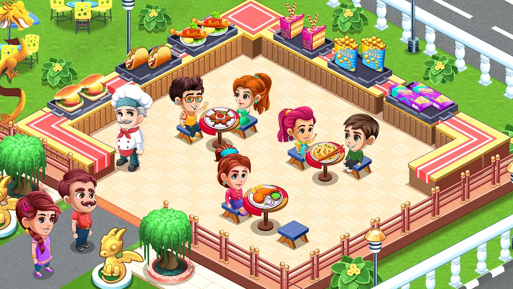 Cooking Restaurant Kitchen (Кукинг Ресторан Китчен)  [МОД Много монет] Screenshot 4