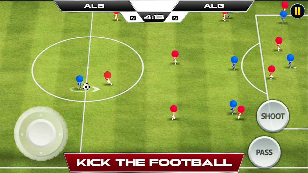 Stickman Soccer Football Game  [МОД Много монет] Screenshot 4