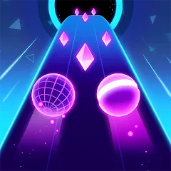 Взлом Rolling Twins: Music Ball Rush (Роллинг Твинс)  [МОД Unlocked] - стабильная версия apk на Андроид