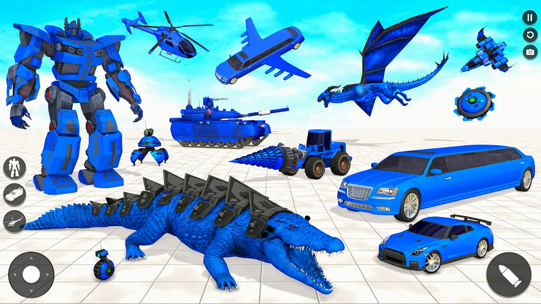 Crocodile Animal Robot Games  [МОД Mega Pack] Screenshot 1