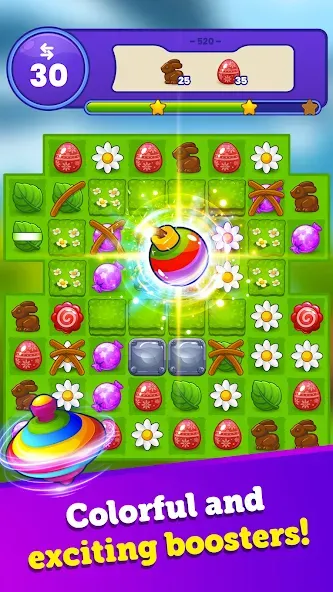 Easter Magic - Match 3 Game (Истер Мэджик)  [МОД Unlimited Money] Screenshot 2