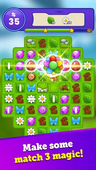 Easter Magic - Match 3 Game (Истер Мэджик)  [МОД Unlimited Money] Screenshot 5