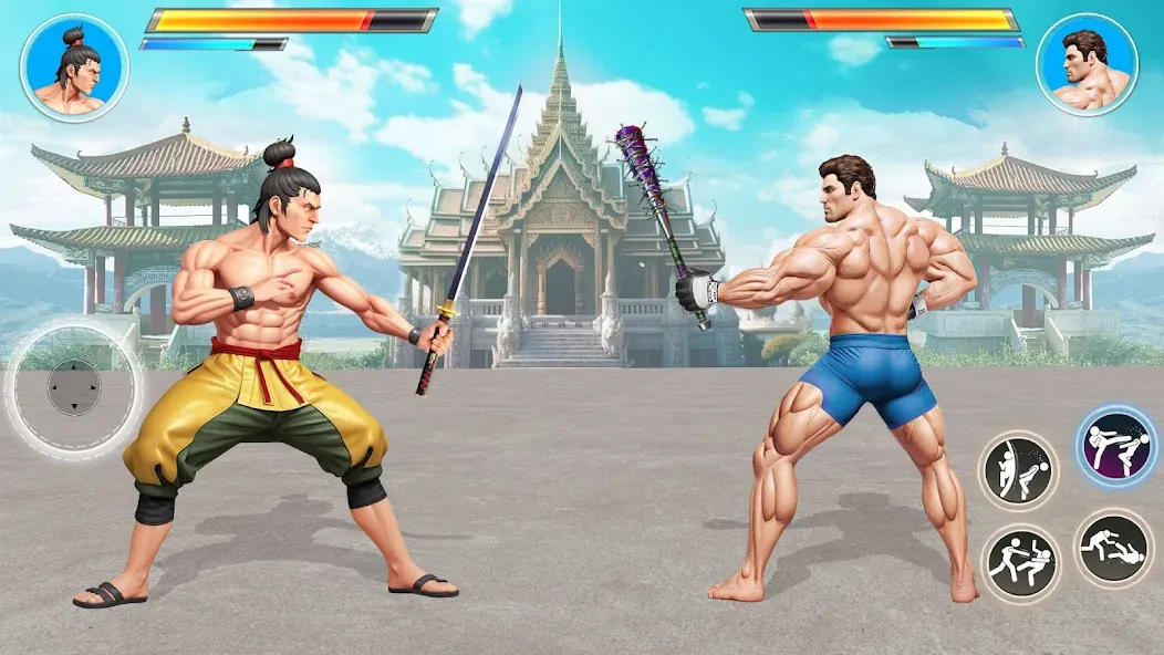 Kung Fu Karate Fighting Games  [МОД Unlocked] Screenshot 2