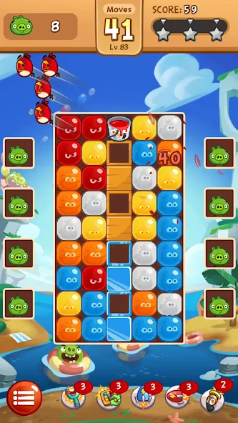 Angry Birds Blast (Энгри Бердс Бласт)  [МОД Unlimited Money] Screenshot 1