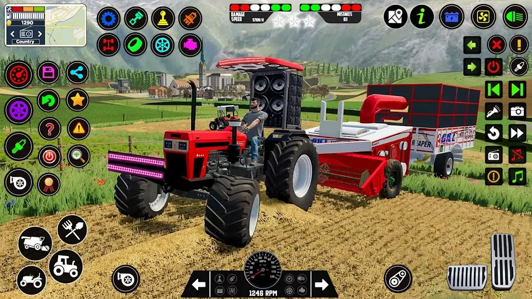 Indian Tractor Farming Games  [МОД Unlocked] Screenshot 2