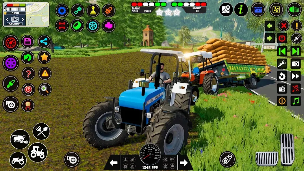 Indian Tractor Farming Games  [МОД Unlocked] Screenshot 4