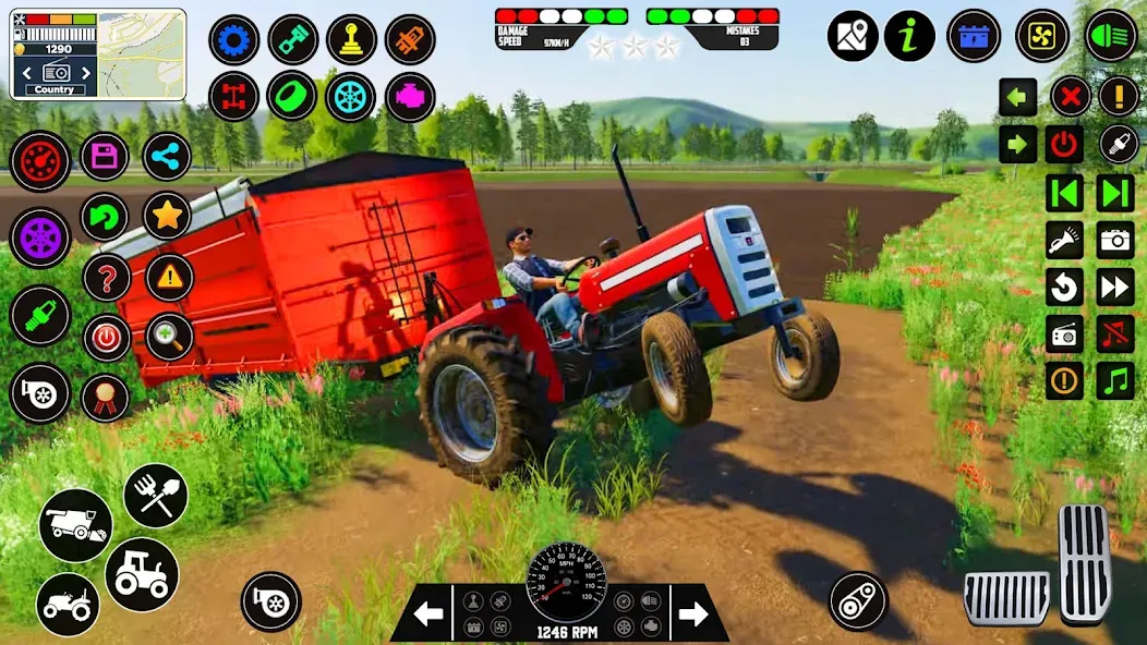 Indian Tractor Farming Games  [МОД Unlocked] Screenshot 5