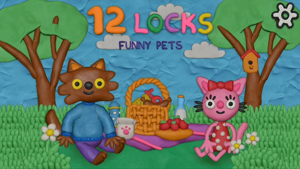 12 Locks Funny Pets (Замков)  [МОД Много денег] Screenshot 1