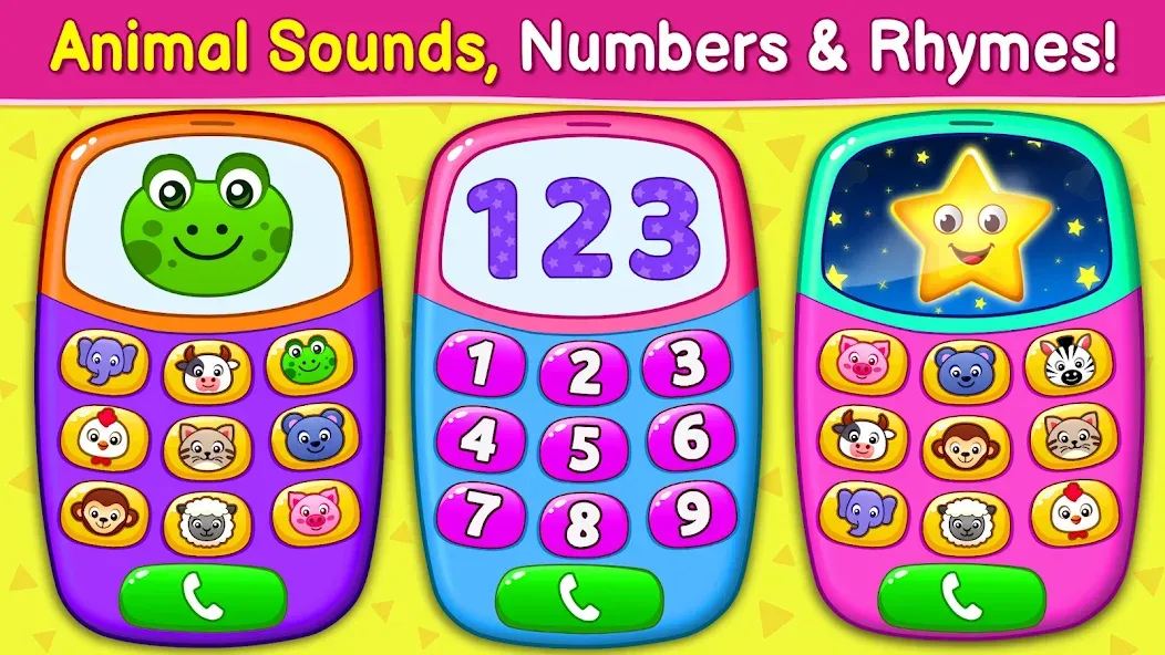 Baby Games: Piano & Baby Phone (Бейби Геймс)  [МОД Много монет] Screenshot 1