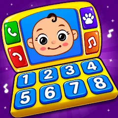 Взломанная Baby Games: Piano & Baby Phone (Бейби Геймс)  [МОД Много монет] - полная версия apk на Андроид