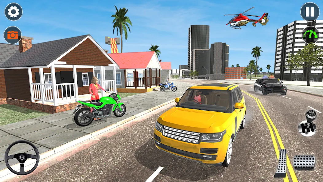 Indian Car Simulator: Car Game (Индийский автомобильный симулятор)  [МОД Menu] Screenshot 1