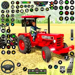 Скачать взлом Indian Tractor Simulator Games  [МОД Menu] - последняя версия apk на Андроид