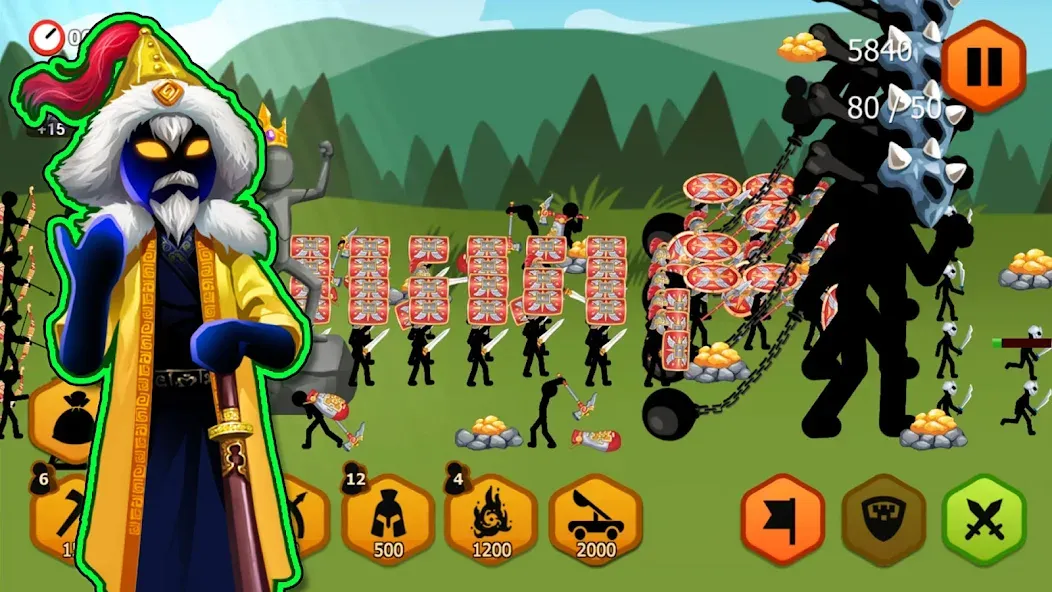 Stickman Battle 2: Empires War (Стикмен Битва 2)  [МОД Mega Pack] Screenshot 5