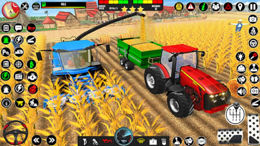 Indian Tractor Driving Game 3D (Фарминг Геймс)  [МОД Unlocked] Screenshot 3