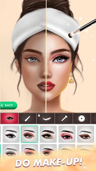 Makeup, Fashion Dress up Games  [МОД Бесконечные монеты] Screenshot 1