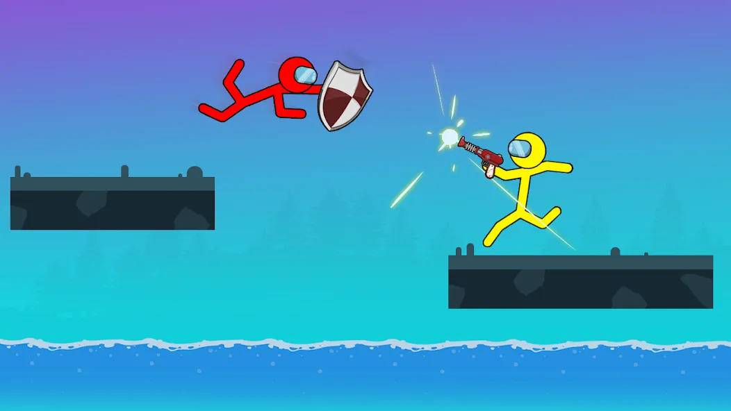 Stick-man Fighting Games  [МОД Много монет] Screenshot 5