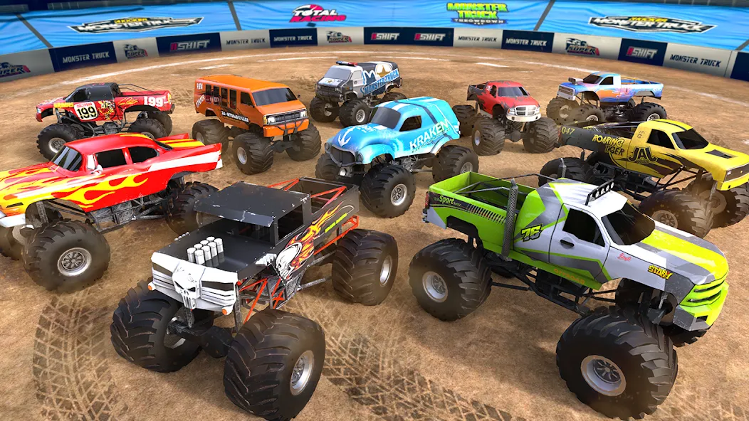 4x4 Monster Truck Racing Games (Монстр Трак Гонки игры)  [МОД Меню] Screenshot 3