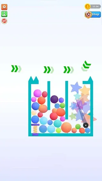 Bounce and pop - Puff Balloon  [МОД Unlocked] Screenshot 2