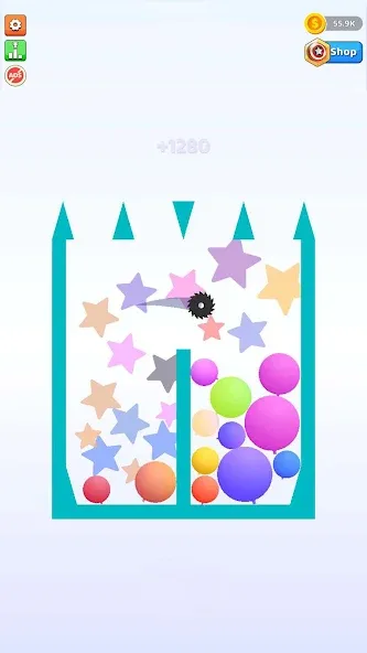 Bounce and pop - Puff Balloon  [МОД Unlocked] Screenshot 5