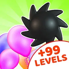 Взломанная Bounce and pop - Puff Balloon  [МОД Unlocked] - полная версия apk на Андроид