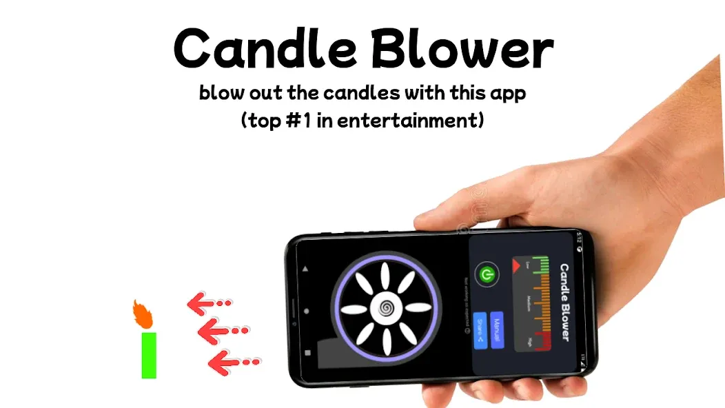 Blower - Candle Blower Lite (Блоуэр)  [МОД Unlocked] Screenshot 1