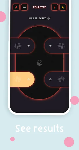 Mini : Finger Picker Chooser (Шок)  [МОД Много денег] Screenshot 1