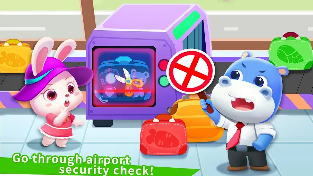 Baby Panda's Airport  [МОД Menu] Screenshot 3